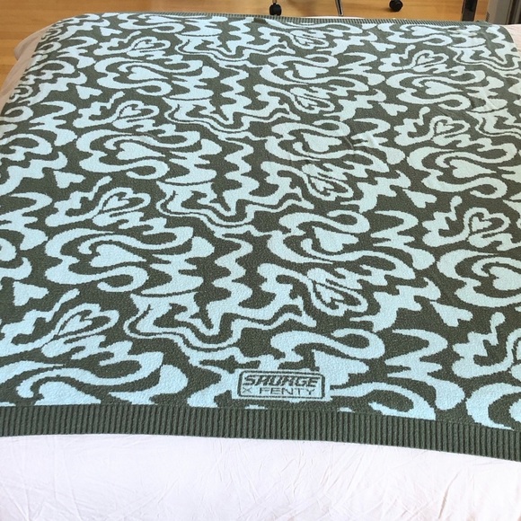 Savage X Fenty Other - Fenty Savage X Minty Blue Throw Blanket